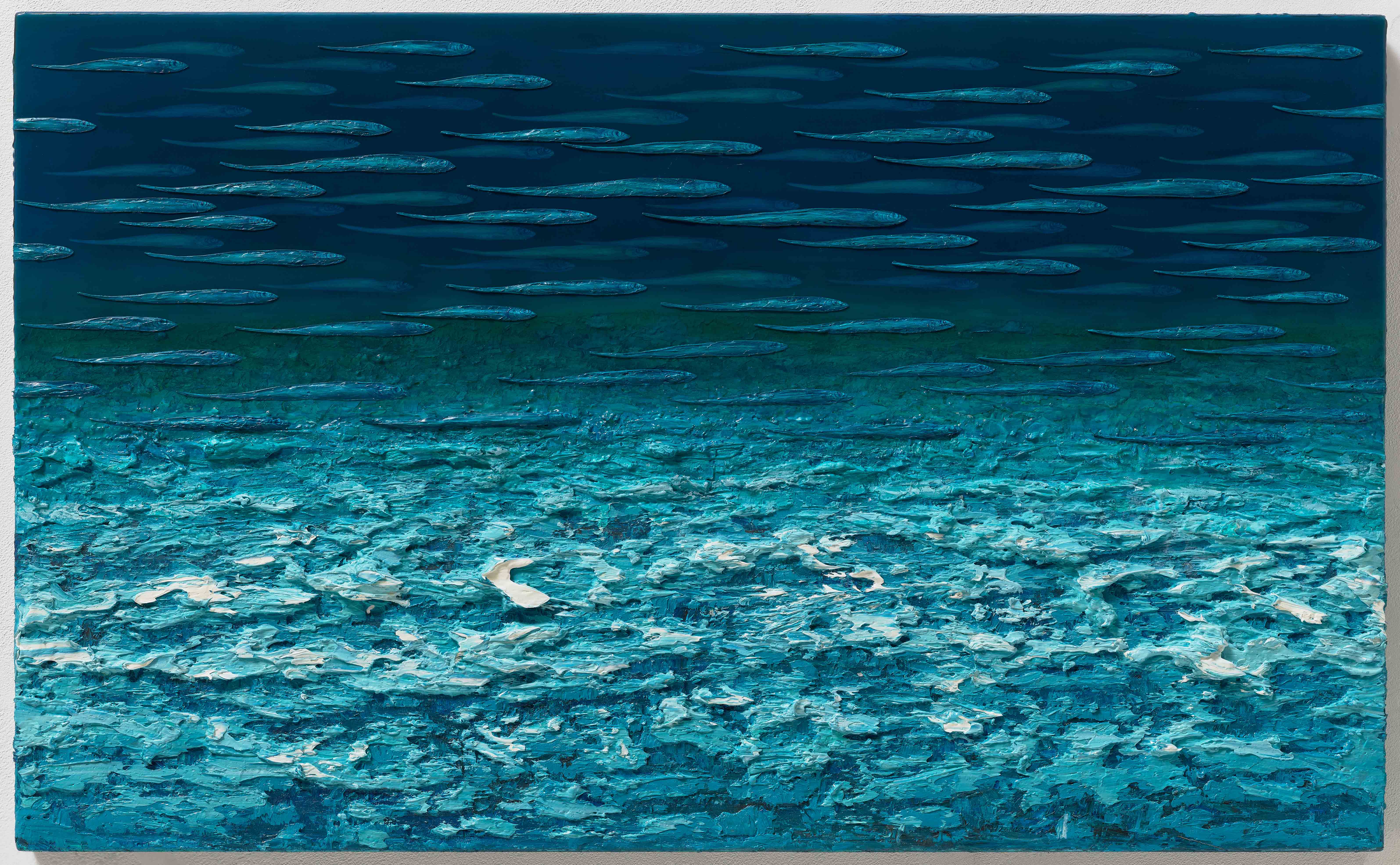 7.	삶 – Lifish, 2021, Mixed media, 66 x 108 cm (40)