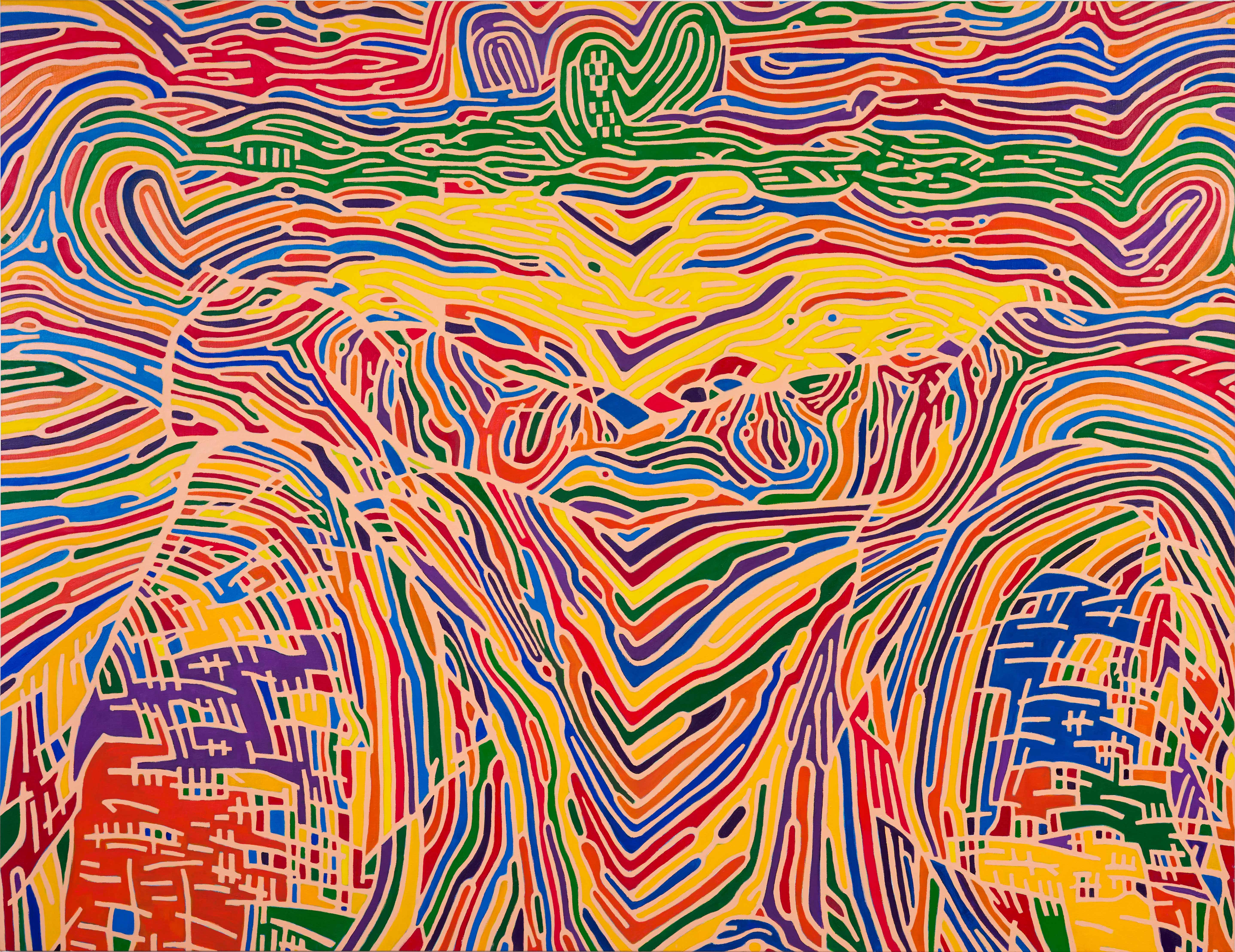 21-150-1, 2021, Oil on linen, 175 x 227 cm