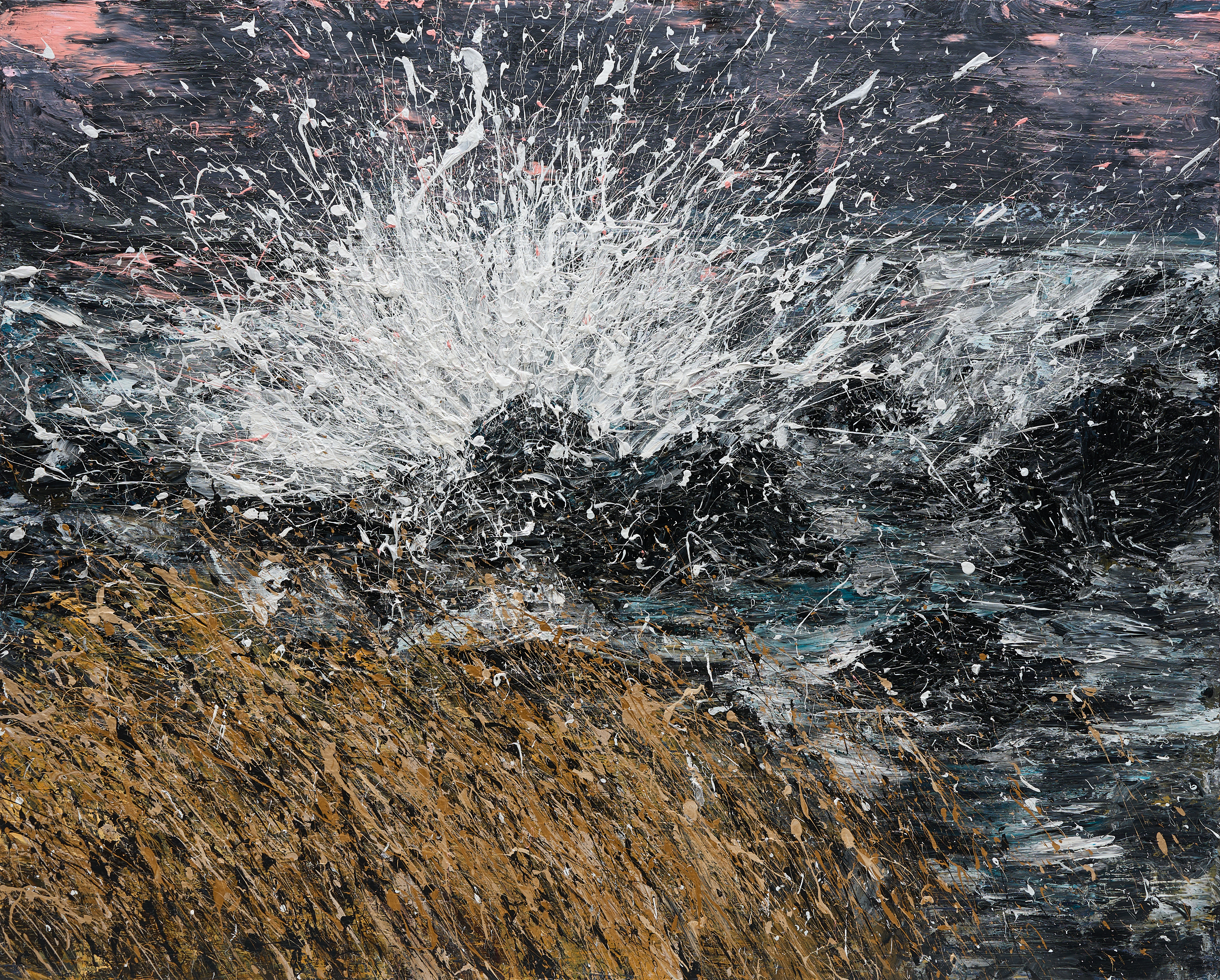 애월 18.12.8, 2023, Mixed media, 130.3 x 162.2 cm