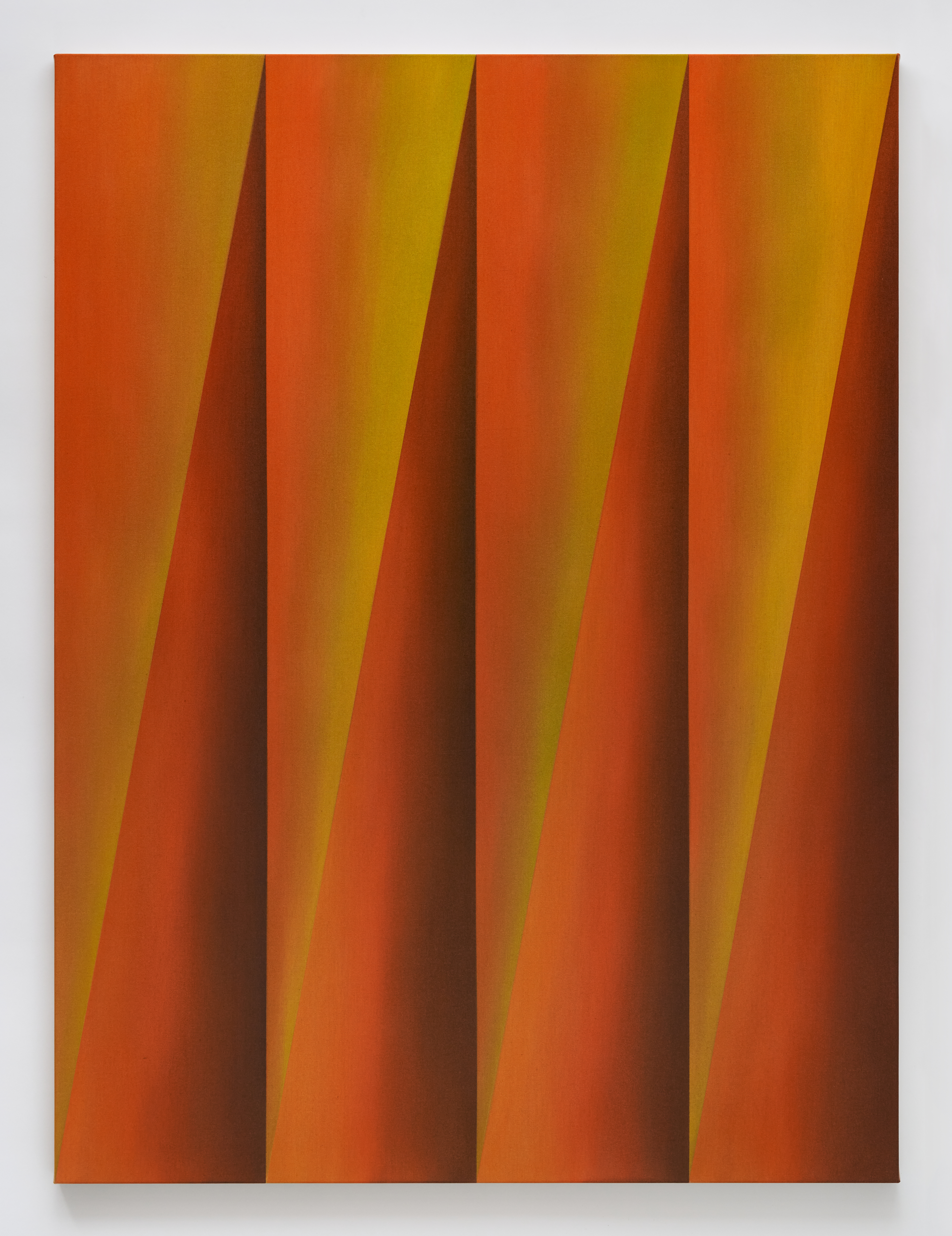 Triangular energy, 2024, Oil on linen,130.3 x 97cm