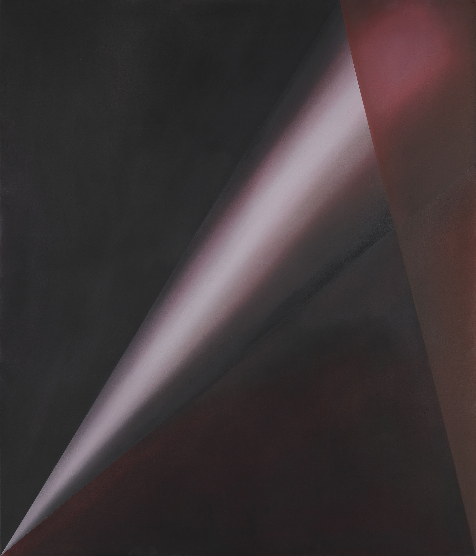 Red and black, 2023, Oil on linen, 200 x 170 x 4 cm 